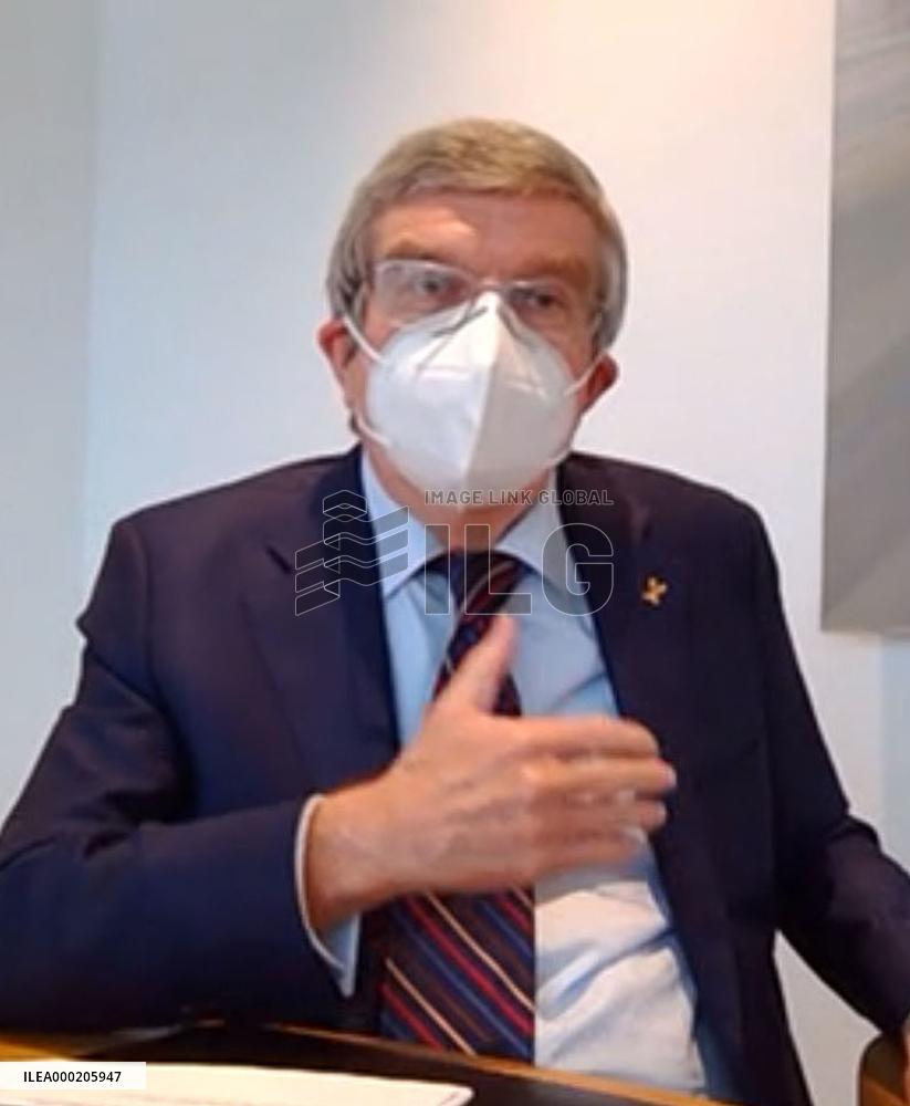 Online interview with IOC chief Bach