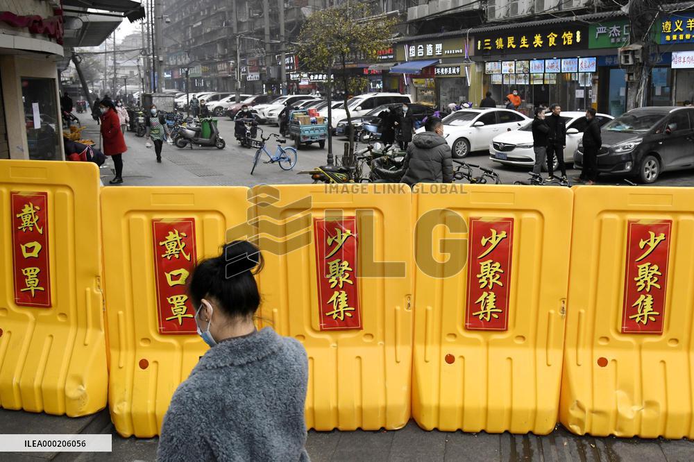 Scene in Wuhan, China