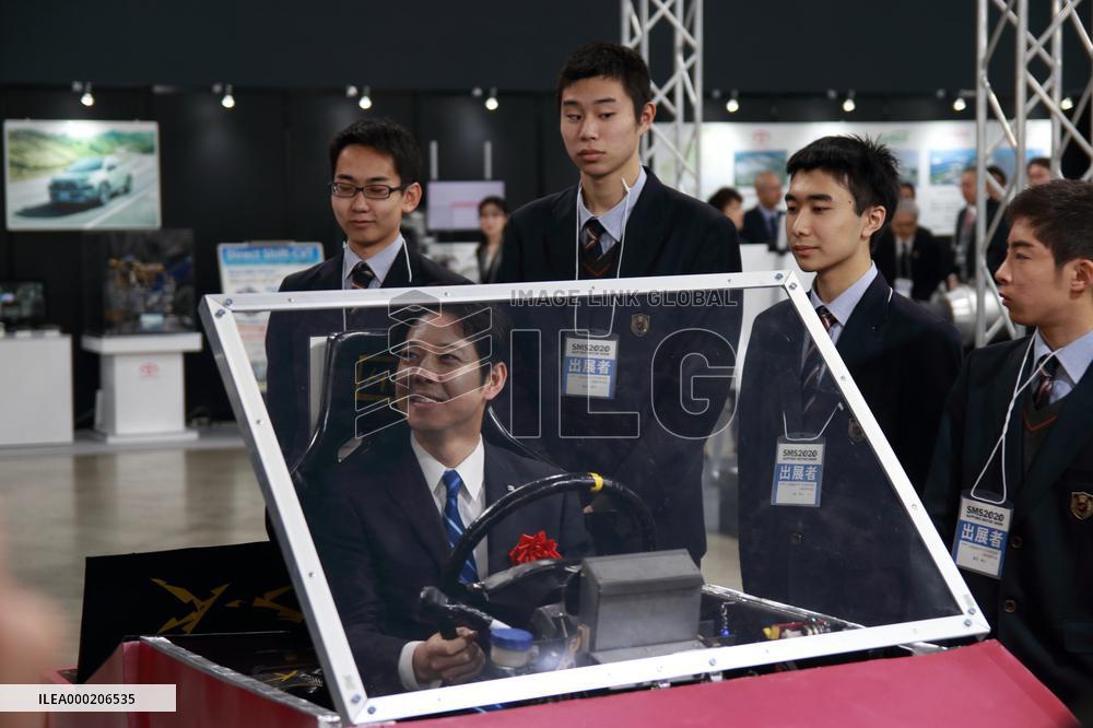 Hokkaido Governor Naomichi Suzuki taking a test drive.