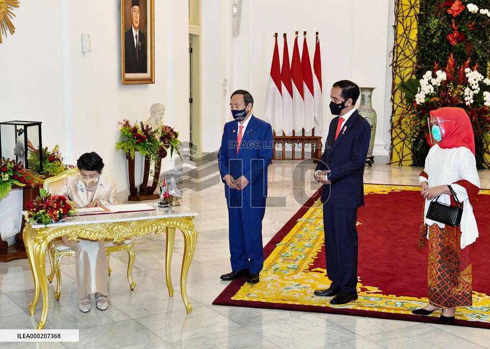 Japan PM Suga in Indonesia