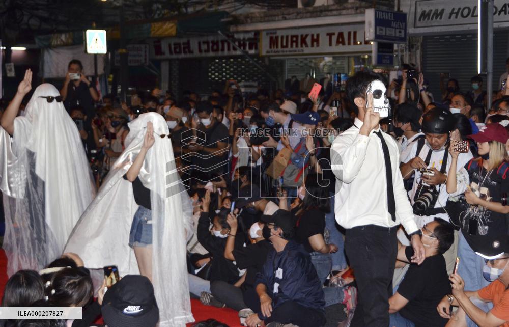 Anti-establishment demonstration in Thailand