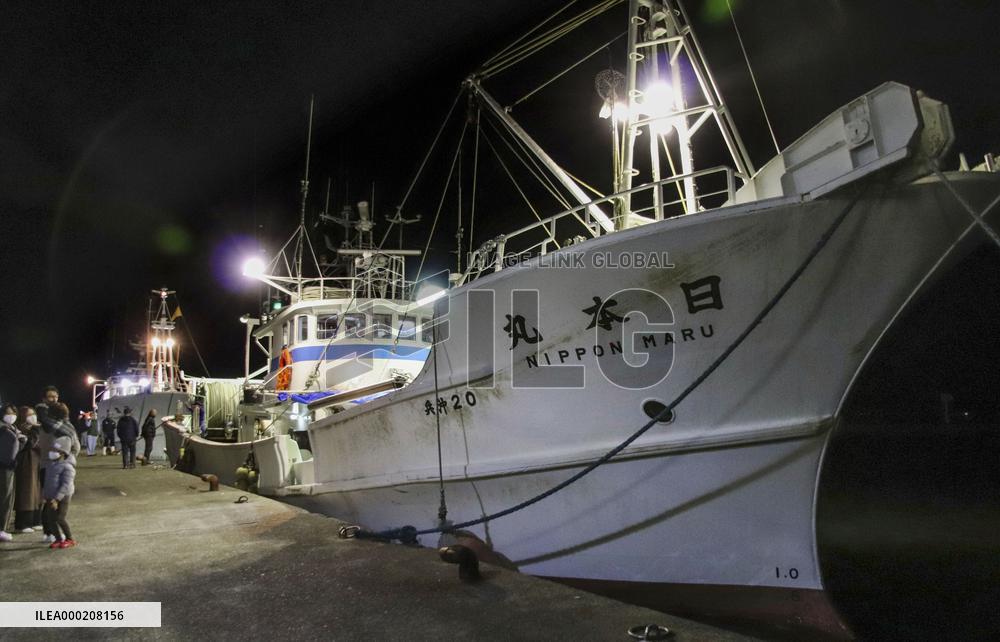 Snow crab fishing in Japan