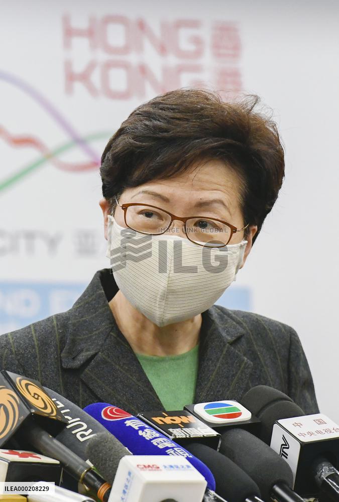 Hong Kong leader Carrie Lam