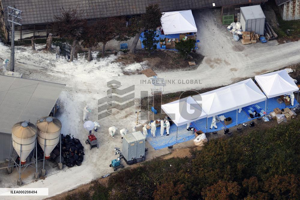 Avian flu outbreak in western Japan
