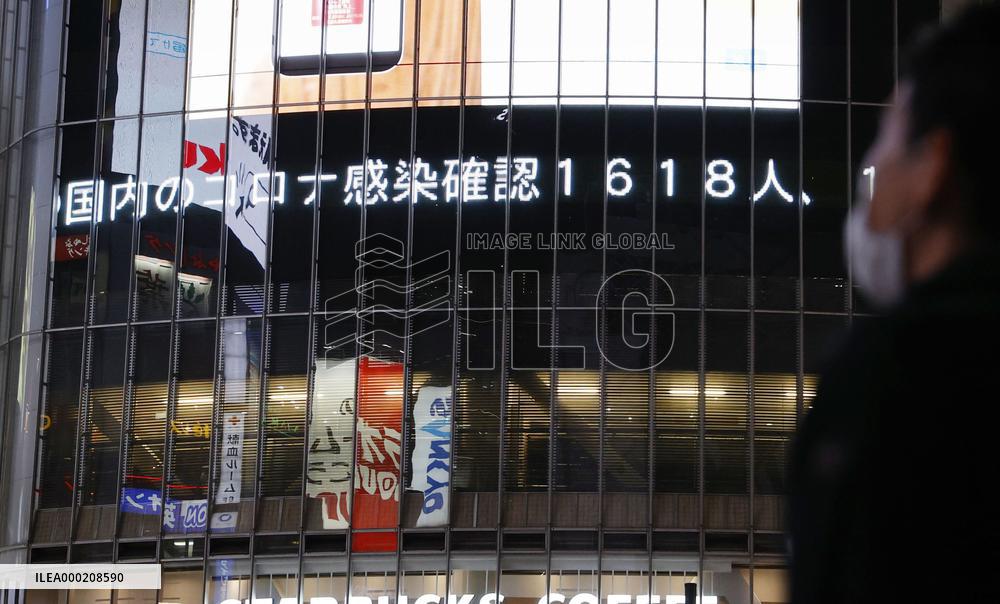Coronavirus surge in Japan