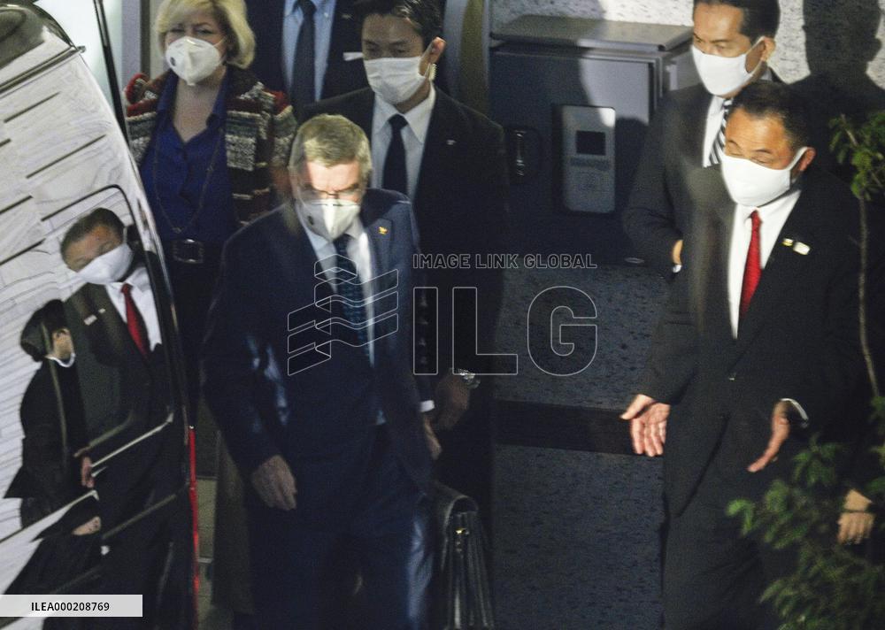 IOC President Bach in Tokyo