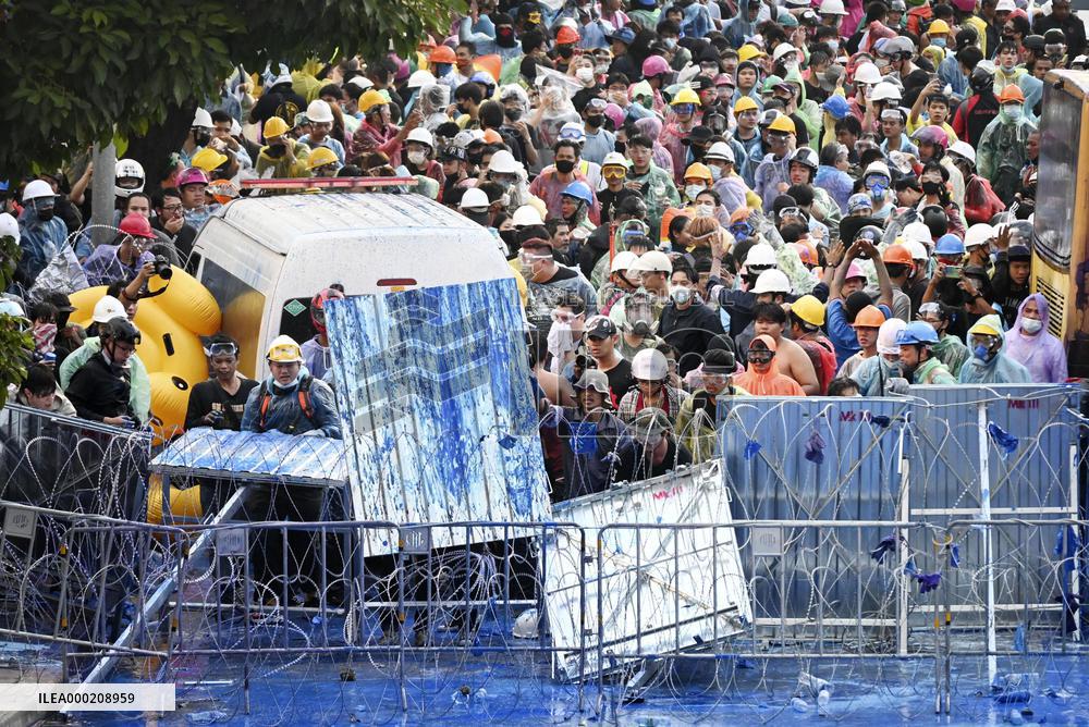 Anti-establishment demonstration in Thailand