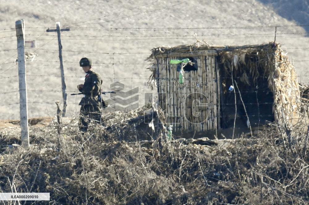 N. Korean border area with China
