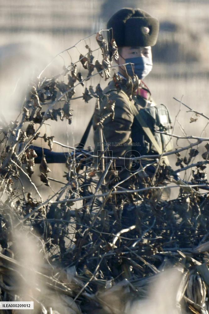N. Korean border area with China