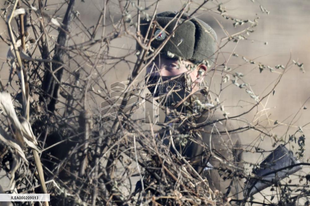 N. Korean border area with China