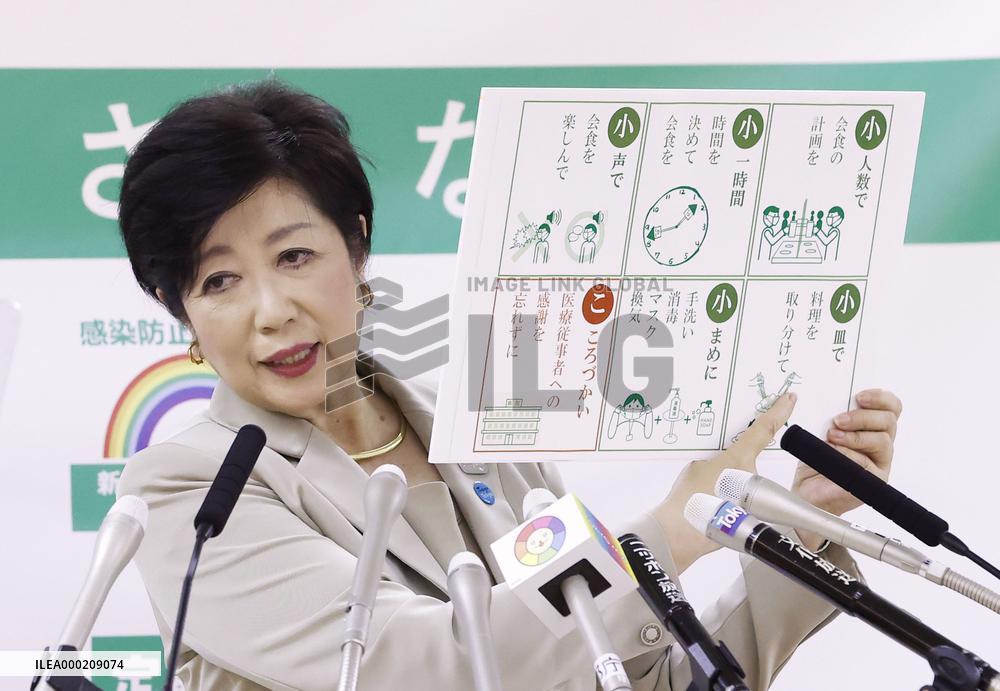 Coronavirus surge in Tokyo