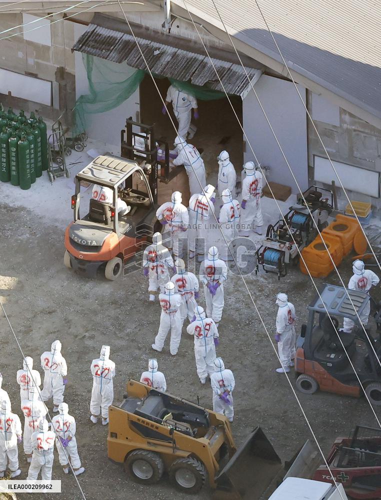 Bird flu outbreak in southwestern Japan