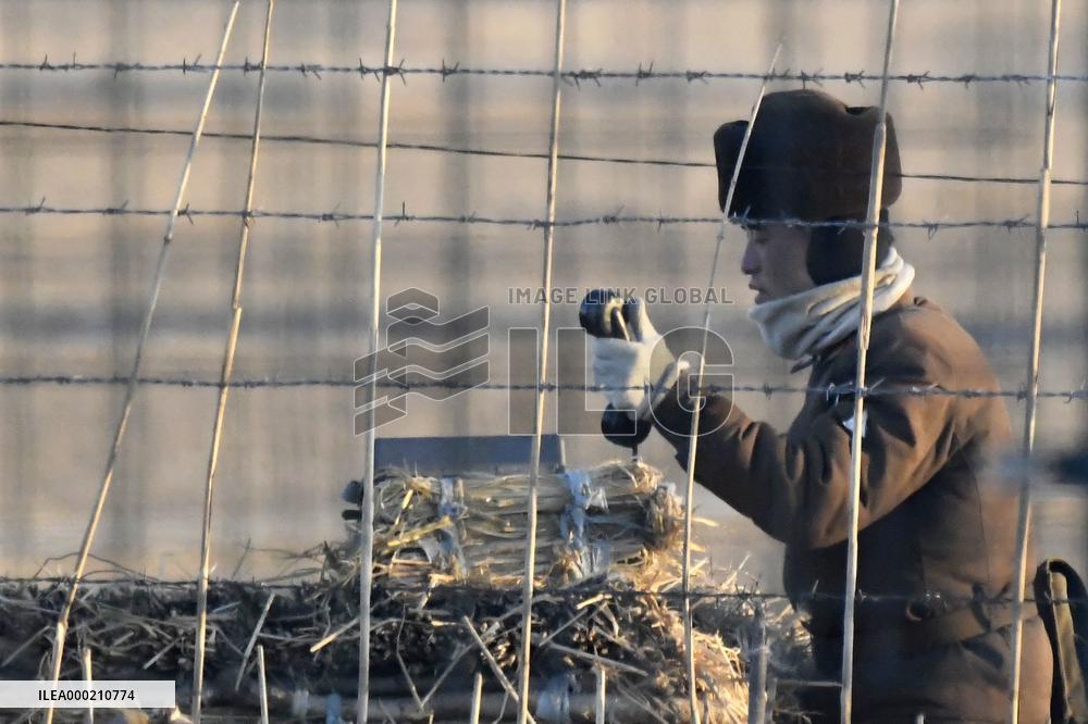 N. Korean border area with China