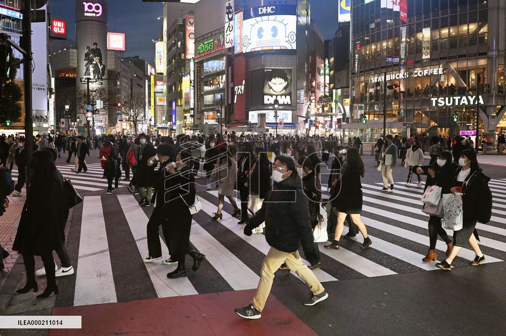 Tokyo scene amid coronavirus pandemic