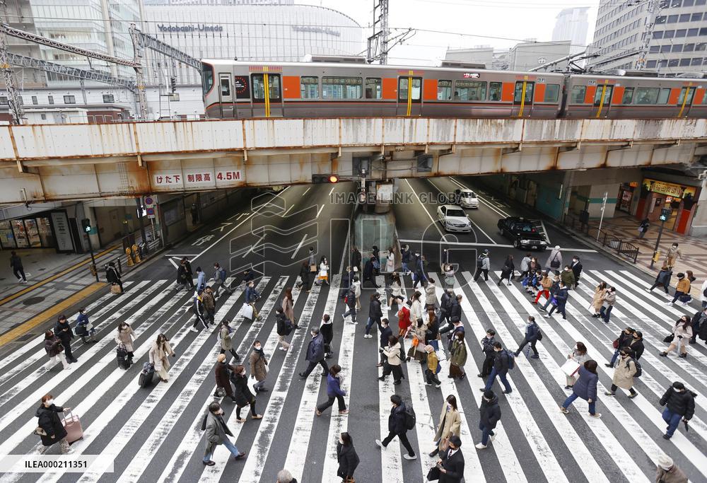 Osaka scene amid coronavirus pandemic
