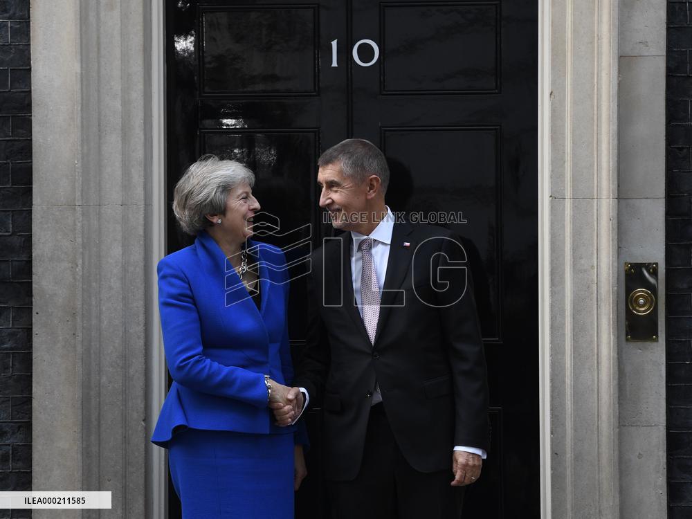 Andrej Babis, Theresa May