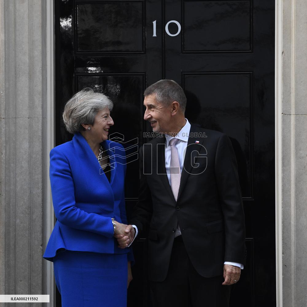 Andrej Babis, Theresa May