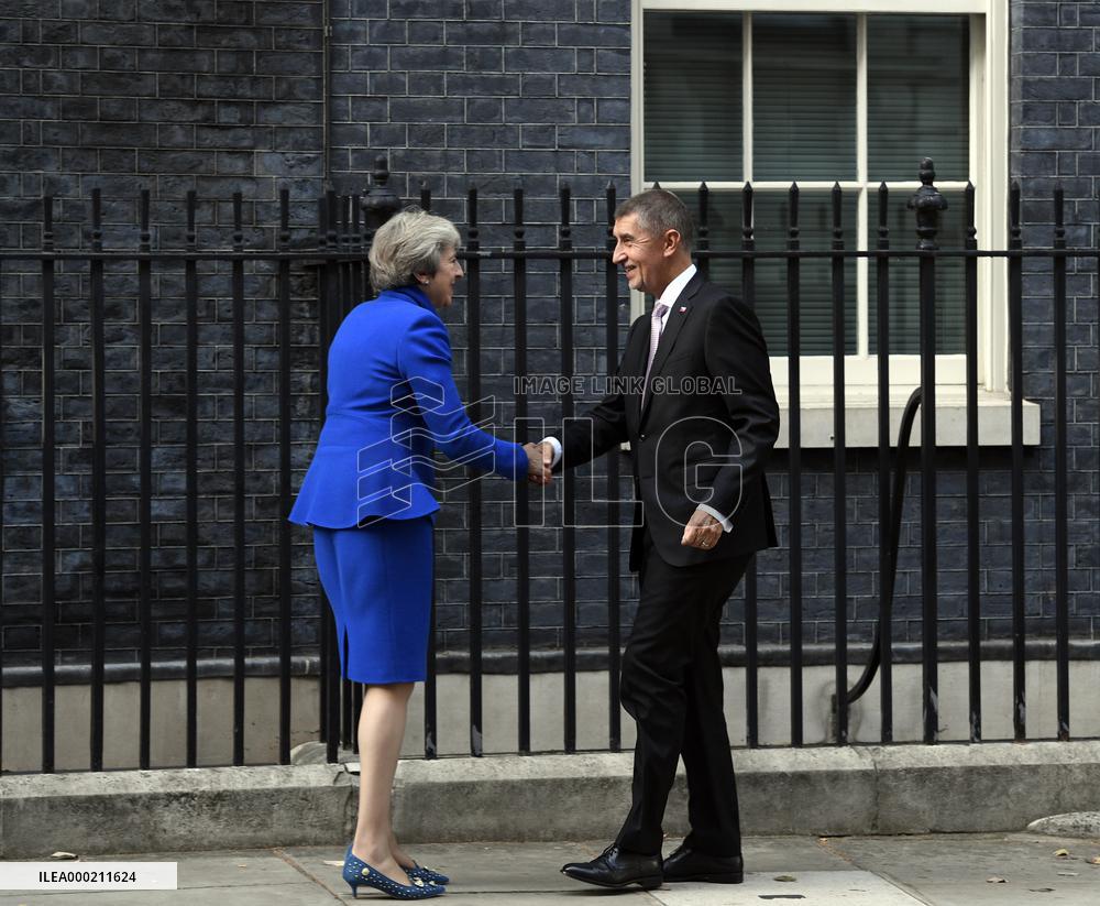 Andrej Babis, Theresa May
