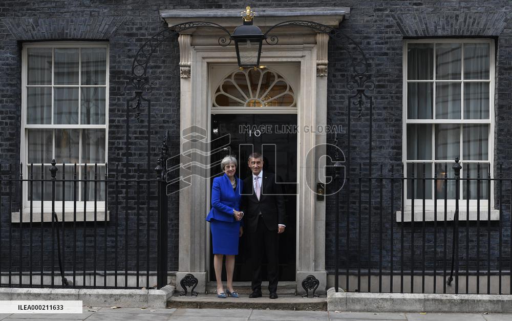 Andrej Babis, Theresa May