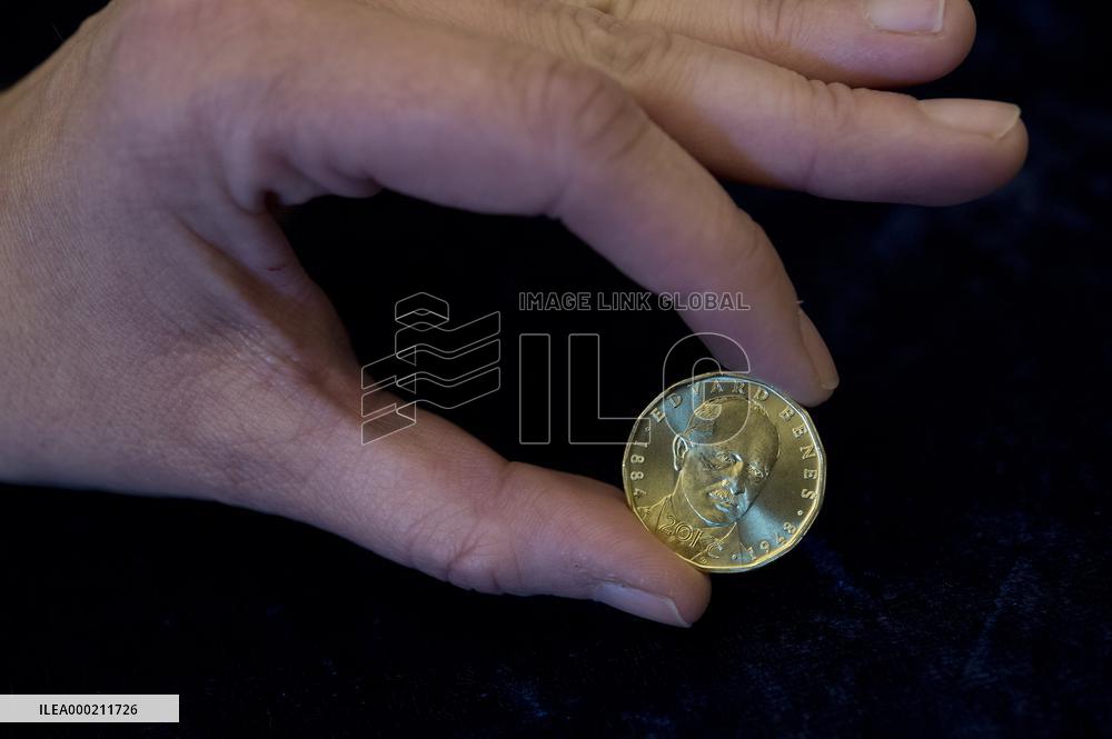 20-crown coin with portrait of Edvard Benes