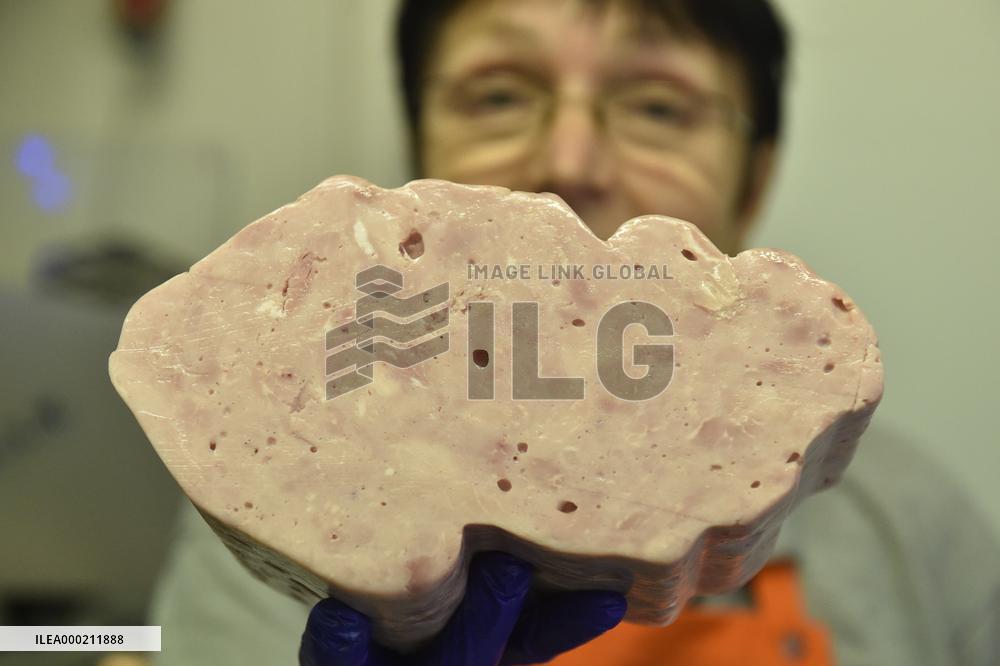 ham in the shape of the Czech Republic