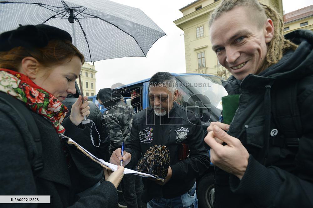 Roma Pride 2018 in Prague, Ivan Bartos, Lydie Franka Bartosova