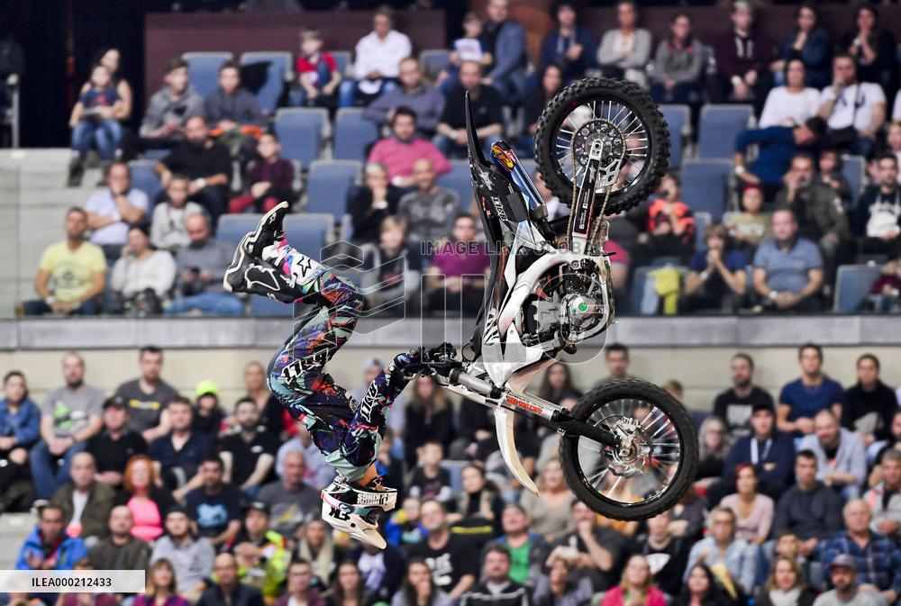 FMX Gladiators Games, freestyle motocross show, Ryan Brown