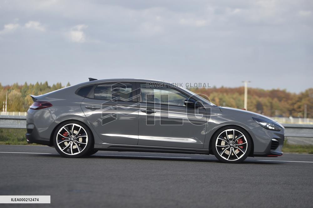 Hyundai, Nosovice, celebrations, i30 Fastback N car at test polygon