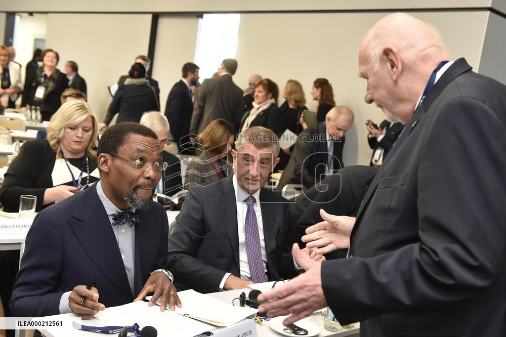 Chile Eboe-Osuji, Andrej Babis, Pavel Rychetsky, Supreme Courts in Changing Times international conference