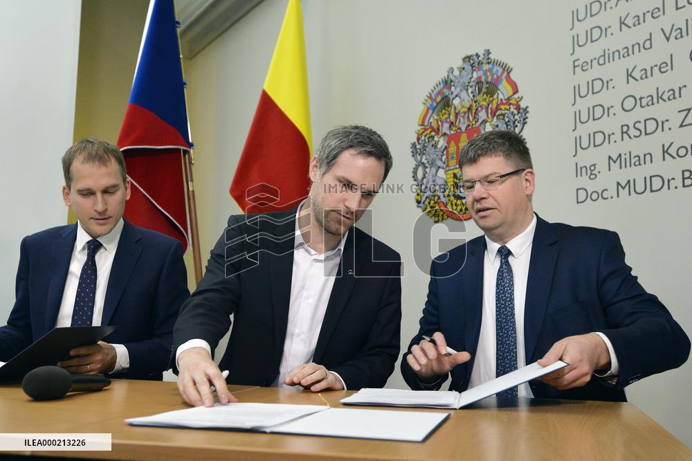 Jan Cizinsky, Zdenek Hrib, Jiri Pospisil