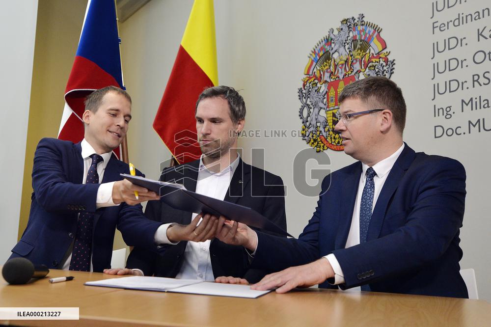 Jan Cizinsky, Zdenek Hrib, Jiri Pospisil