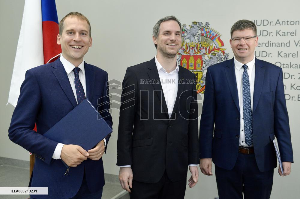 Jan Cizinsky, Zdenek Hrib, Jiri Pospisil