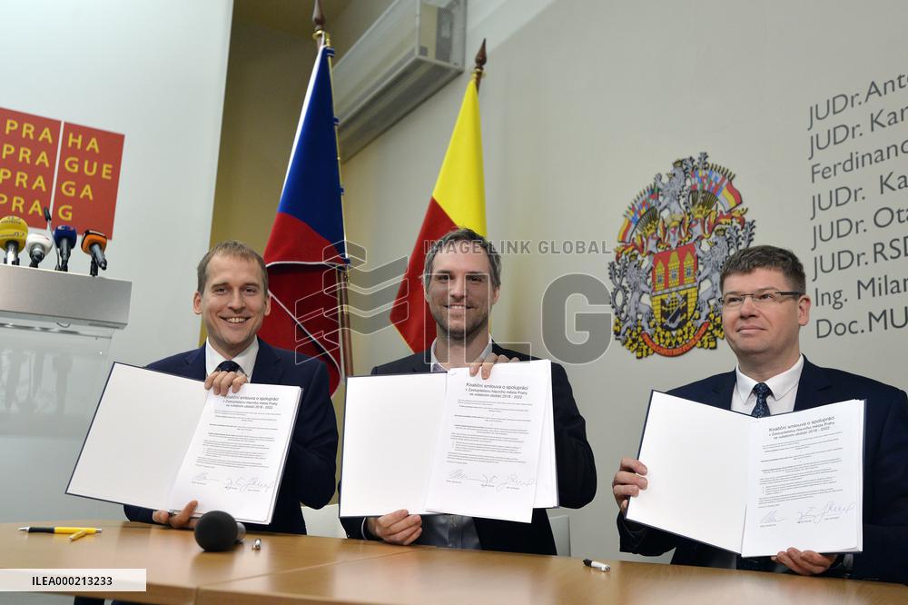 Jan Cizinsky, Zdenek Hrib, Jiri Pospisil