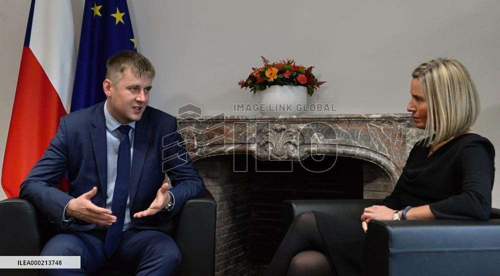 Tomas Petricek, Federica Mogherini