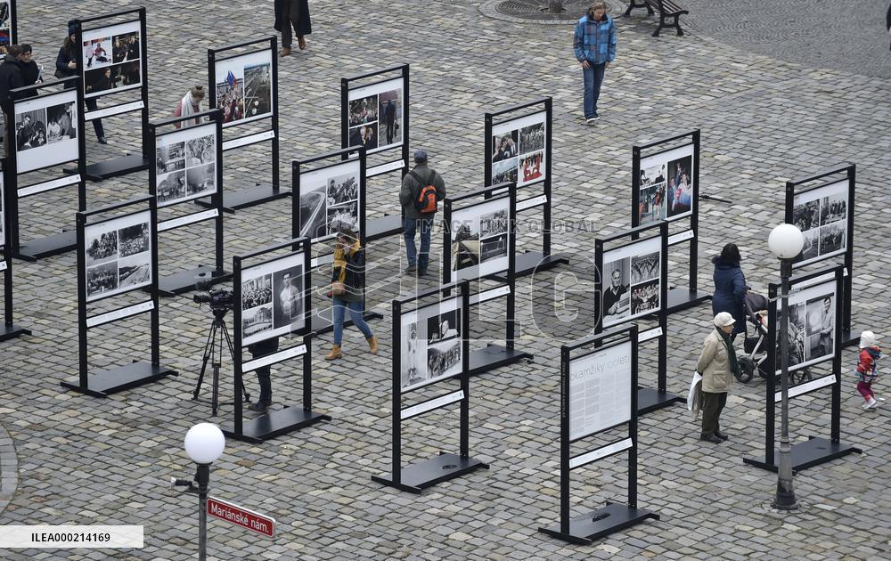 A touring exhibition of photographs from the archives of the Czech News Agency (CTK), The Moments of the Century exhibition