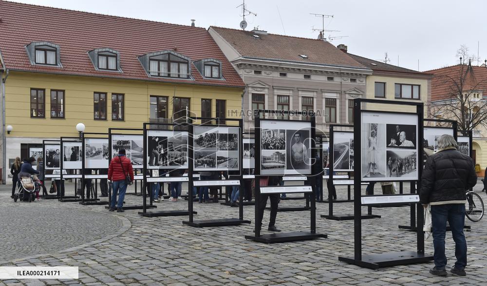 A touring exhibition of photographs from the archives of the Czech News Agency (CTK), The Moments of the Century exhibition