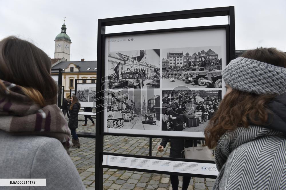 A touring exhibition of photographs from the archives of the Czech News Agency (CTK), The Moments of the Century exhibition