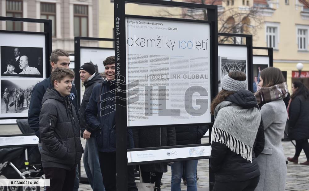 A touring exhibition of photographs from the archives of the Czech News Agency (CTK), The Moments of the Century exhibition