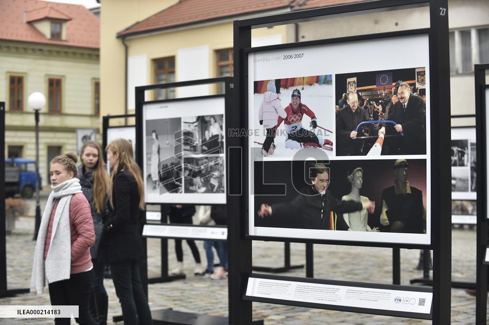 A touring exhibition of photographs from the archives of the Czech News Agency (CTK), The Moments of the Century exhibition