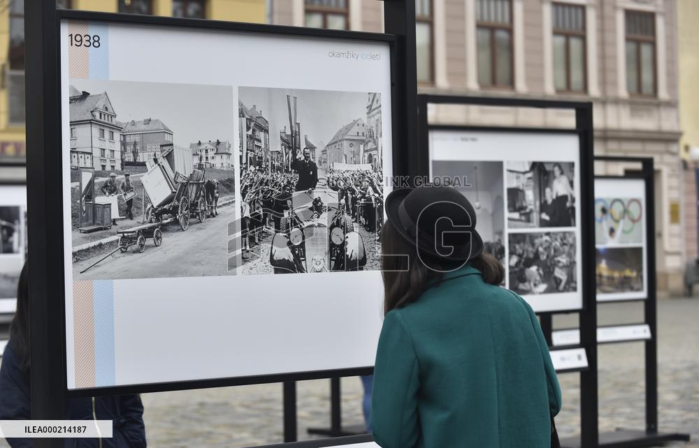 A touring exhibition of photographs from the archives of the Czech News Agency (CTK), The Moments of the Century exhibition