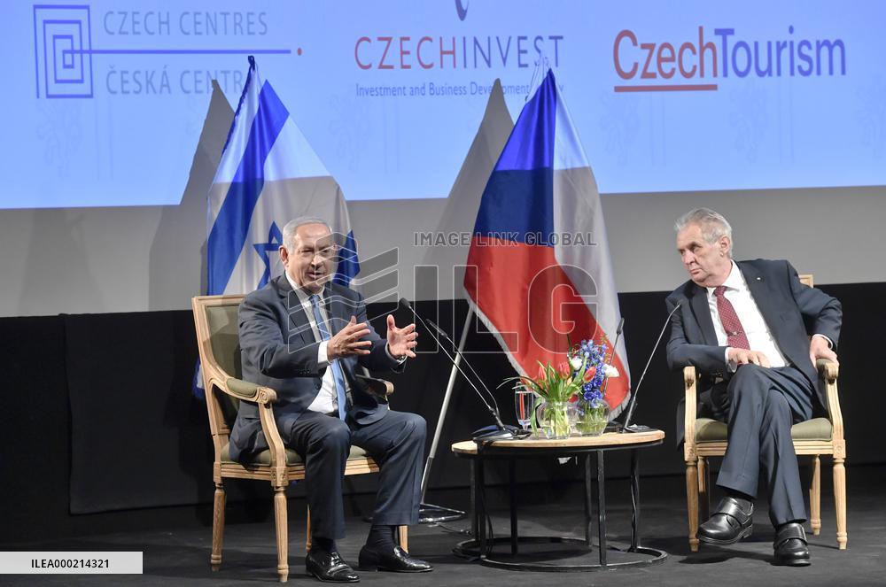 Milos Zeman, Benjamin Netanyahu