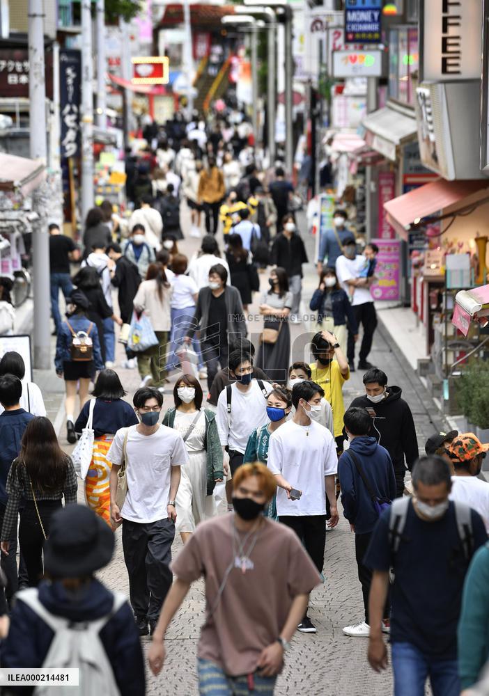 Scene from Tokyo amid coronavirus pandemic
