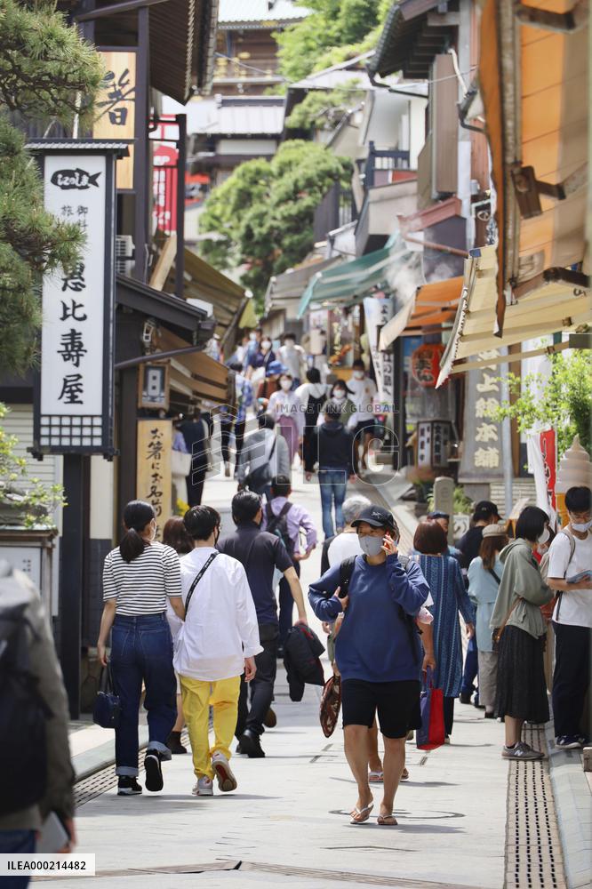 Scene from Kanagawa amid coronavirus pandemic