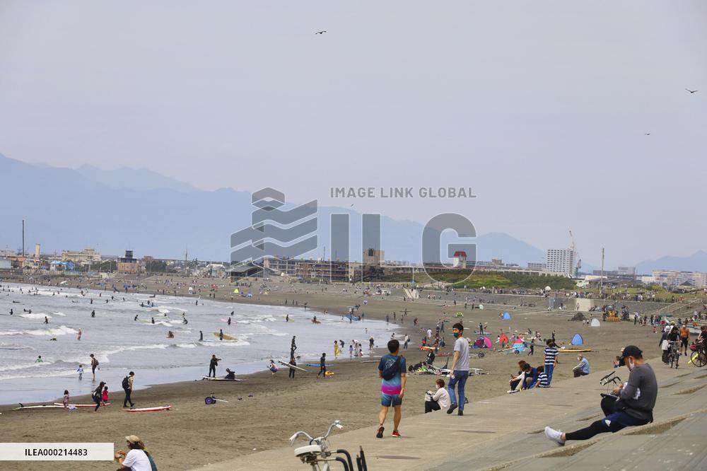 Scene from Kanagawa amid coronavirus pandemic