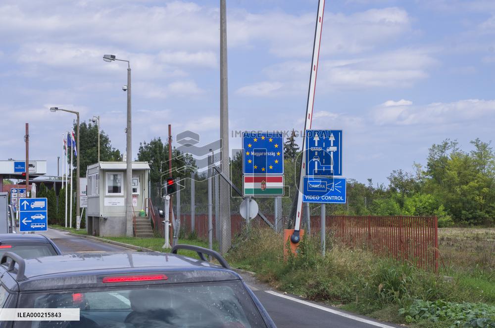 Dubosevica/Udvar border crossing, Croatia - Hungary, HR-HUN
