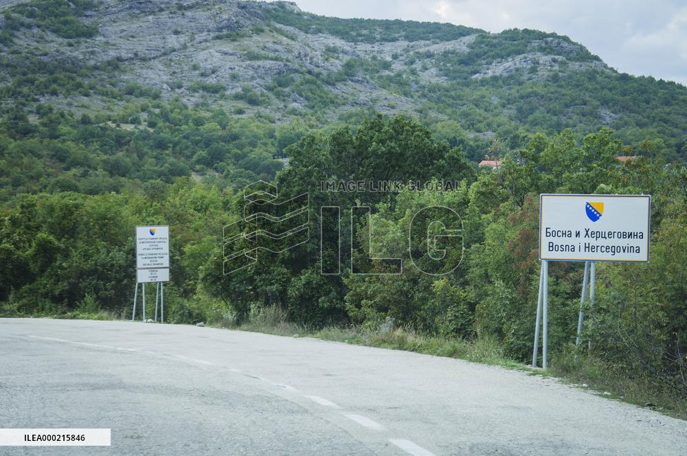 Vracenovici border crossing Montenegro - Bosnia and Herzegovina, MNE-BIH