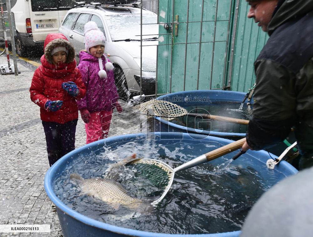 Christmas sale of carps