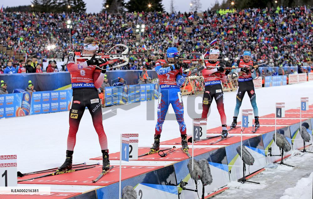 Tarjei Bo, Alexandr Loginov, Erlend Bjontegaard, Simon Desthieux