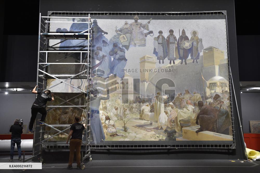 The Slav Epic by Alfons (Alphonse) Mucha packaging