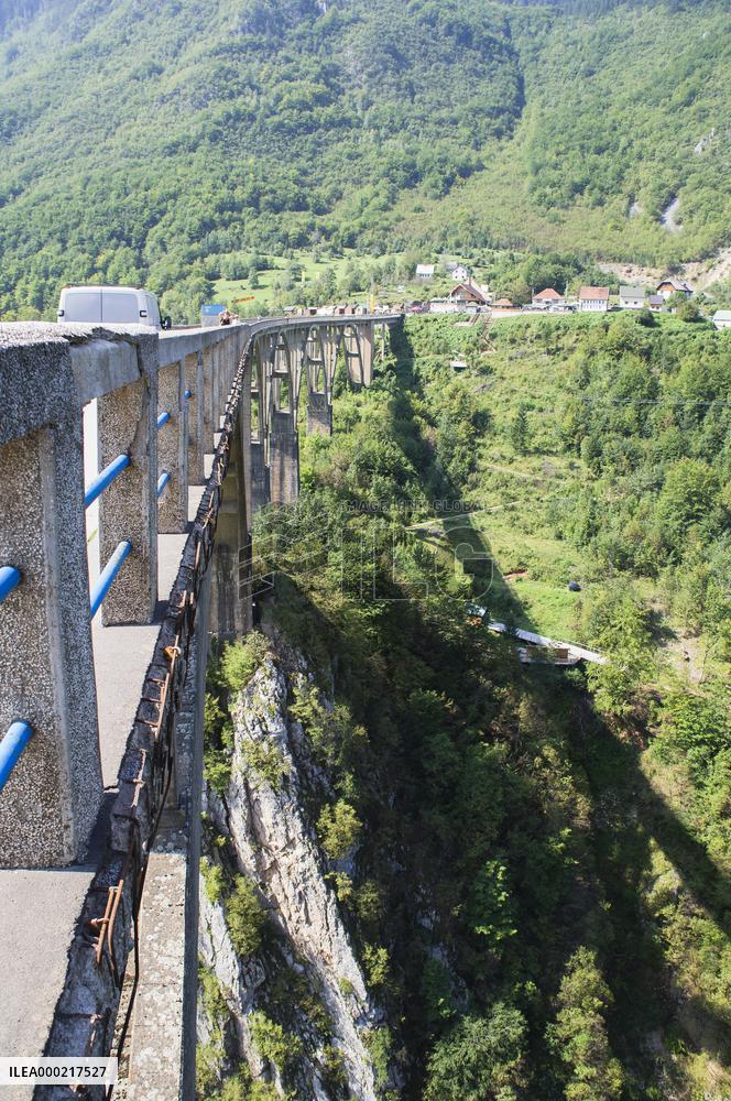 Tara Koprusu, Tara Bridge, Tara River, Most na Tari, National park Durmitor